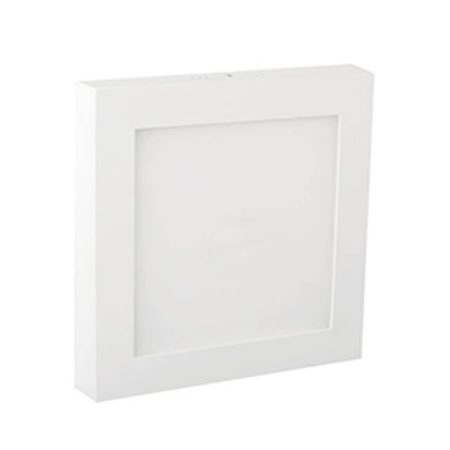 SURF SQUARE LED PANEL SANAN 4000K 12W 890LM WHT