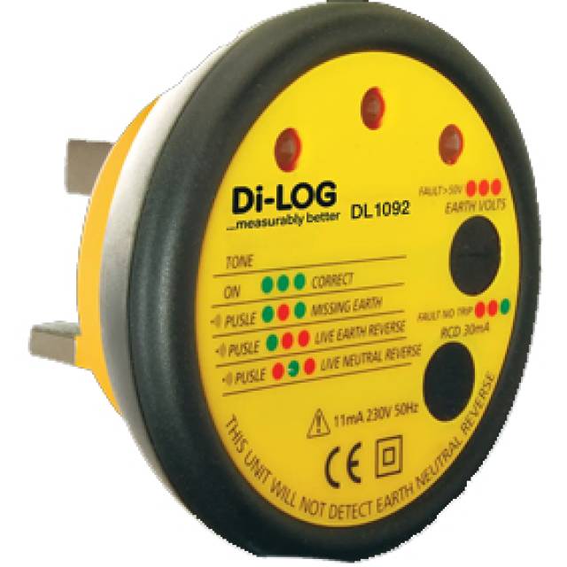 SOCKET TESTER c/w RCD & EARTH VOLT