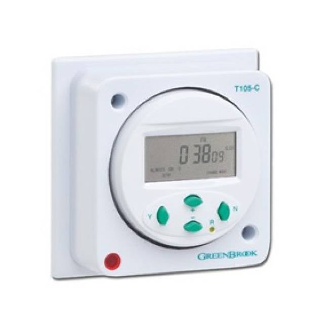 SOCKET BOX TIME SWITCH 7 DAY DIGITAL 3x3