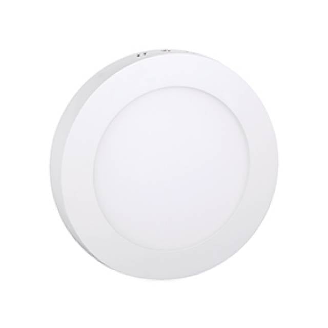 SURF ROUND LED PANEL 3000K 22W 1600LM WHT (Bx10)