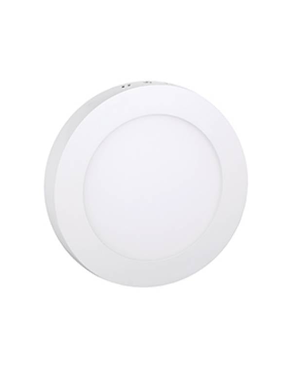 SURF ROUND LED PANEL 3000K 22W 1600LM WHT (Bx10)