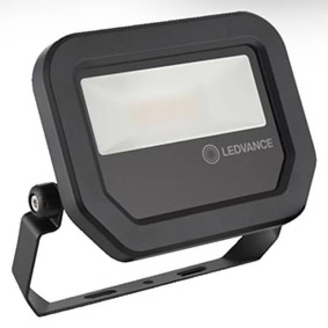 LED FLOOD 240V 6500k 1200lm IP65 BLK 10W SYM