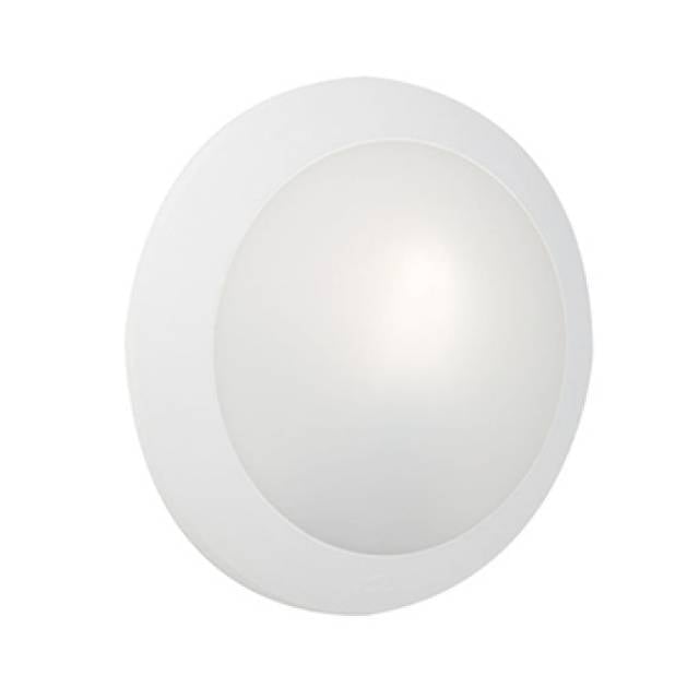 UMBERTA RND B/HEAD 1xE27  WHT (Bx12)