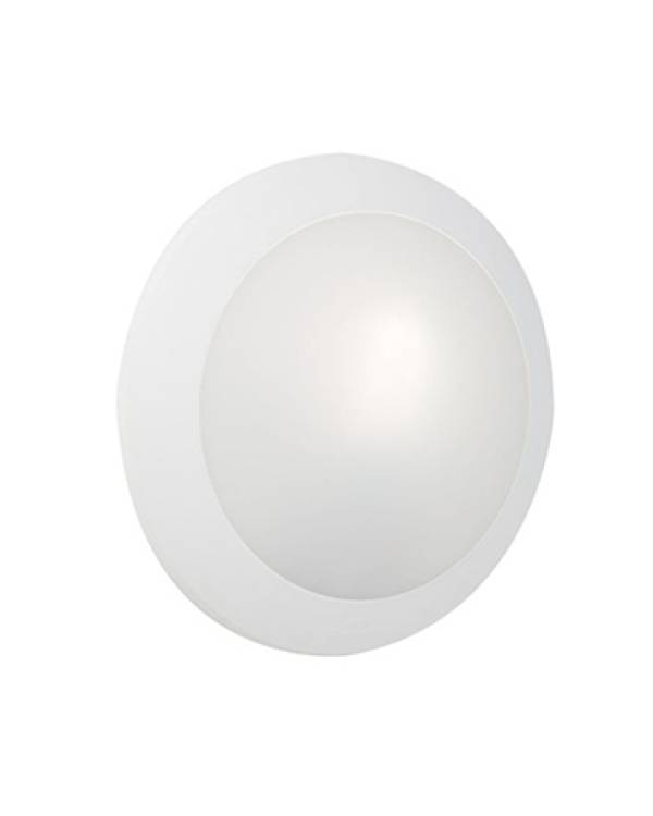 UMBERTA RND B/HEAD 1xE27  WHT (Bx12)