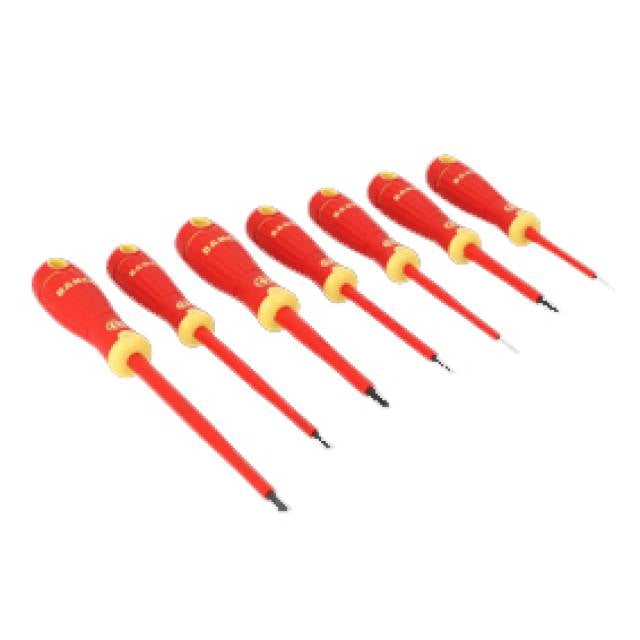 INSULATED SCREW DRIVER SET x 7pcs (Bx3)