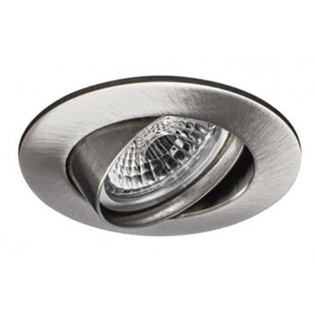 REC DOWNLIGHT RND ADJ GU10 230V NCK