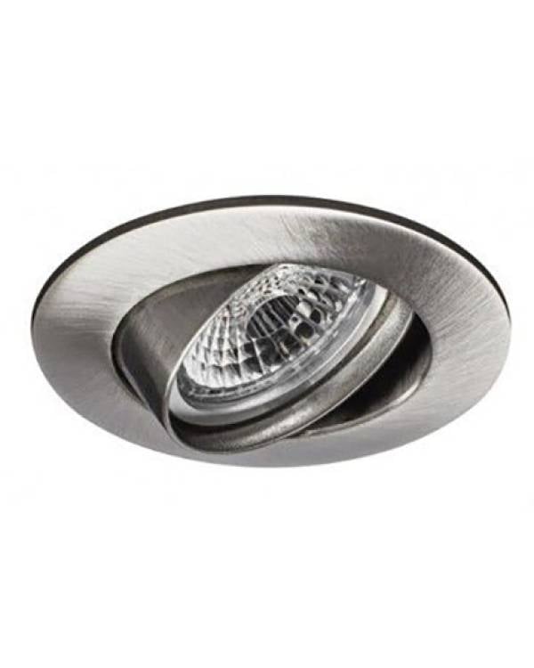 REC DOWNLIGHT RND ADJ GU10 230V NCK