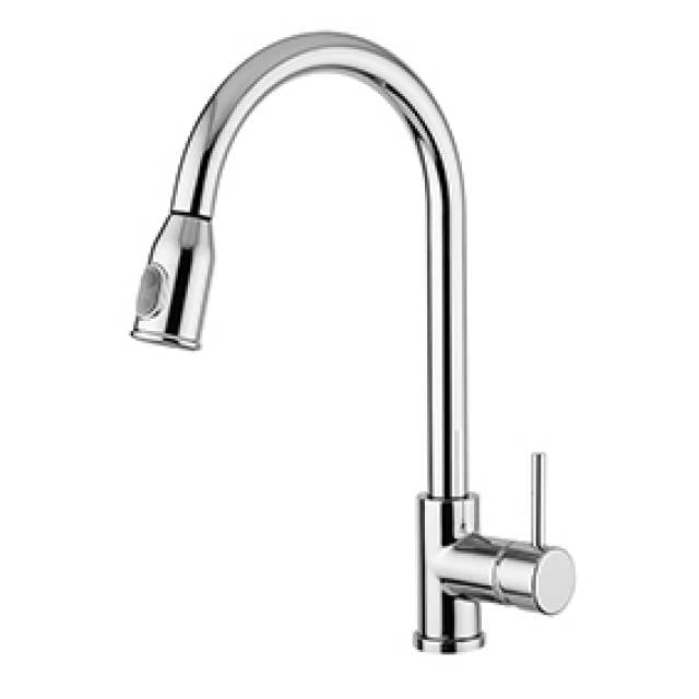 KITCHEN FUTURO SINK MIXER SNG LEVER  CHROME