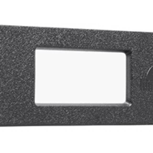 NINA 150 RECT RECS PLAIN R7s 3.5w CCT BLK (Bx50)