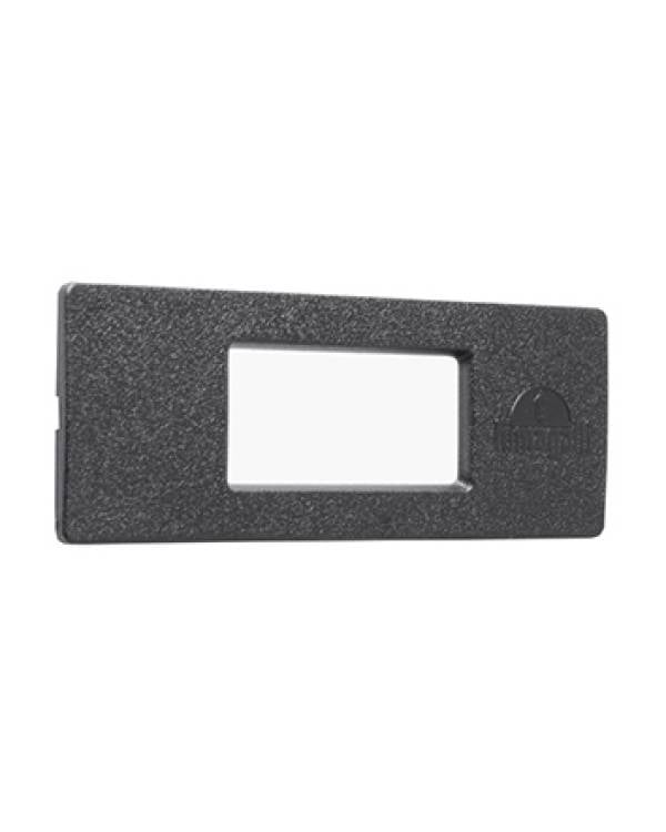 NINA 150 RECT RECS PLAIN R7s 3.5w CCT BLK (Bx50)