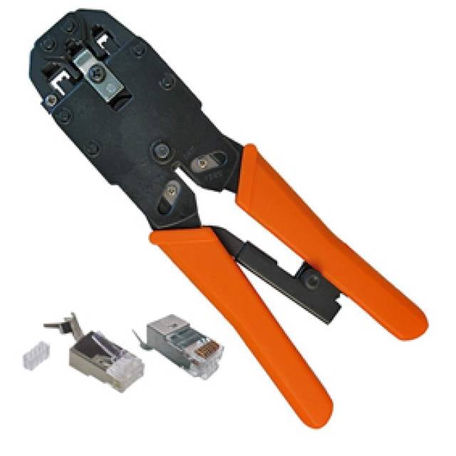 HAND CRIMPING TOOL FOR RJ45, RJ12 & RJ11 PLUGS