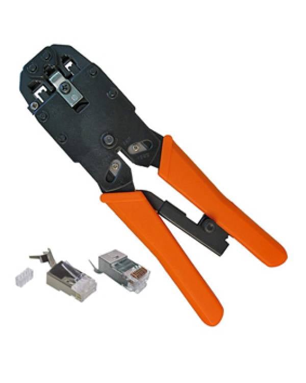 HAND CRIMPING TOOL FOR RJ45, RJ12 & RJ11 PLUGS
