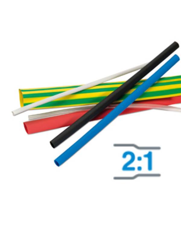 HEAT SHRINK TUBE TRN 12.7mmX1m 2:1 (BX10)