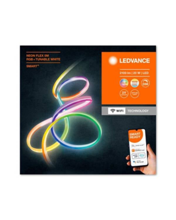 SMART+ WIFI NEON FLEX 5mt 20w 630lm RGBTW IP44