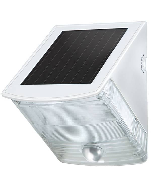 SOLAR LED WALL LAMP WHITE 2x0.5W 85lm IP44 SENSOR