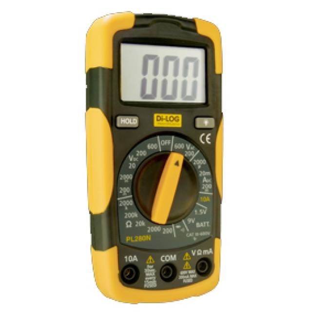 DIG MULTIMETER 600V AC/DC w/MOULDED COVER