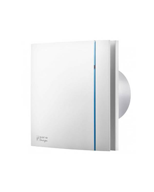 WC SILENT 100 CZ 8W 230V DESIGN-3C SLV 100mmØ(Bx4)