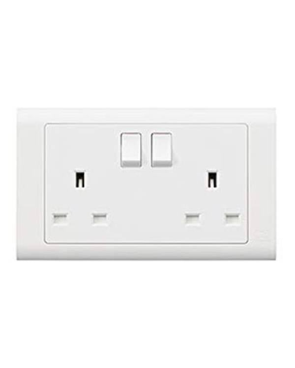 MK ESSENTIALS SW SOCKET 2G 13A DP (Bx5)