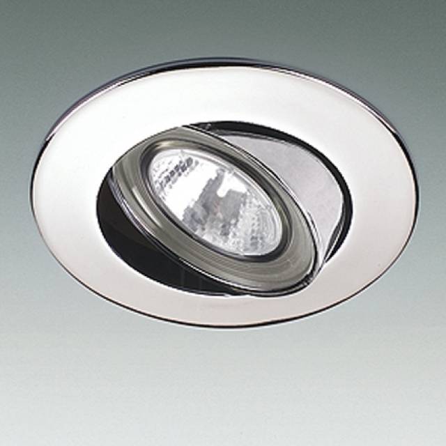 REC DOWNLIGHT RND ADJ GU10 CHR