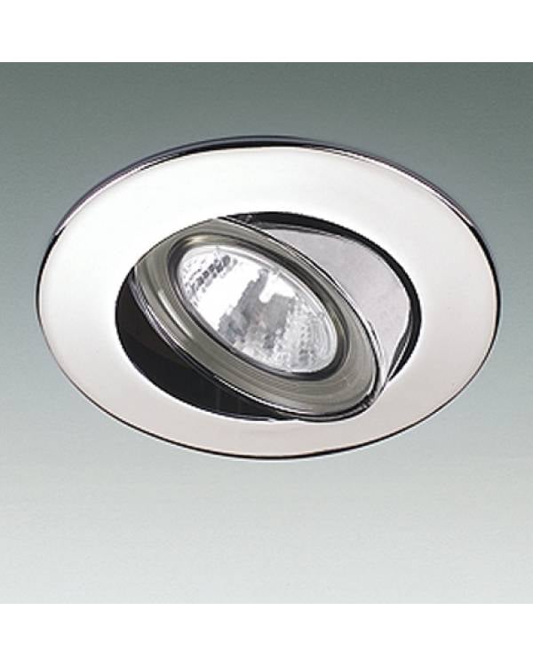 REC DOWNLIGHT RND ADJ GU10 CHR