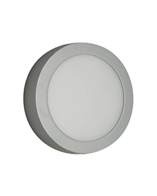 SURF ROUND LED PANEL 4000K 22W 1650LM GRY (Bx10)