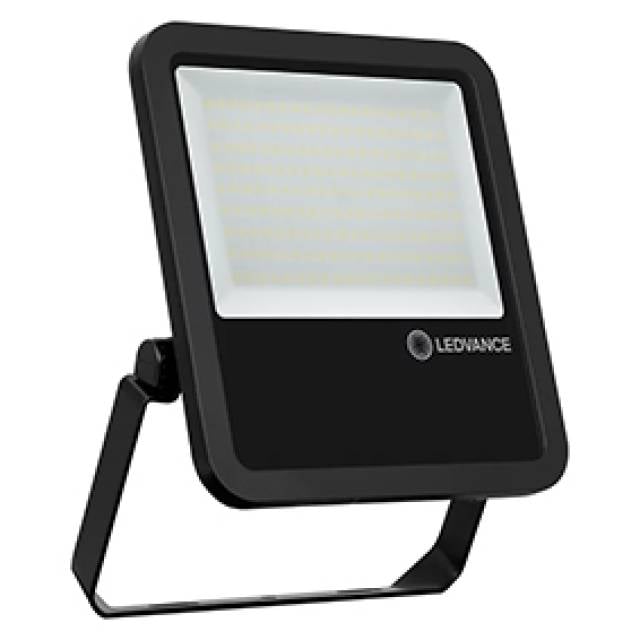 LED FLOOD 240V 3000k 13750lm IP65  BLK 125W