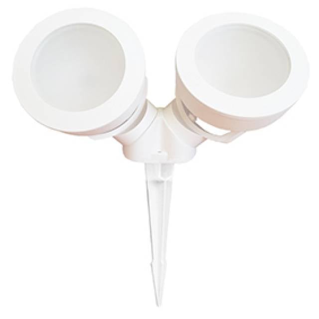 TOMMY SPIKE 2L GX53 2x10w CCT IP66 WHT (Bx18)