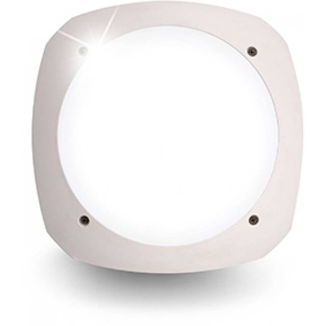 STUCCHI SQ B/HEAD E27 23w IP66 WHT