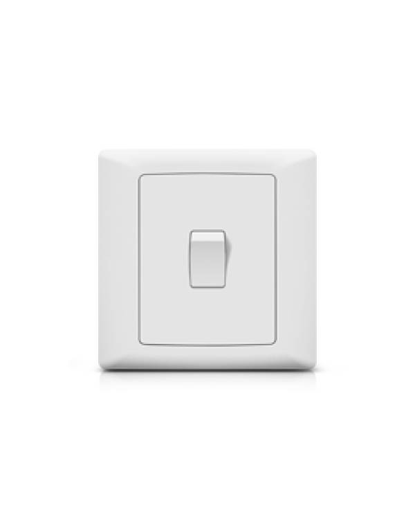 FOXGLO EB WHITE SWITCH FLUSH 1G INTERMEDIATE