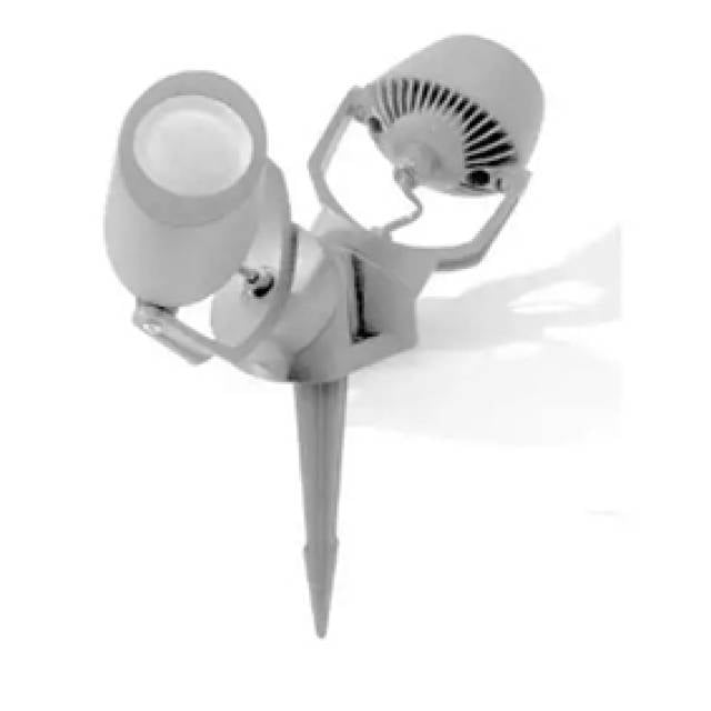 MINITOMMY SPIKE 2L GU10 2x3W CCT IP66 GRY (Bx18)