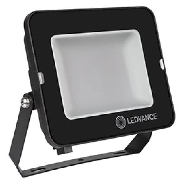 LED FLOOD 240V 3000K 4500lm IP65 BLK 50W COMP V