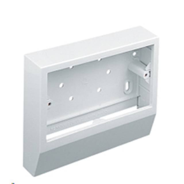 2GANG ENTRY BOX f/ 25x16 & 35x16mm  (Bx10)