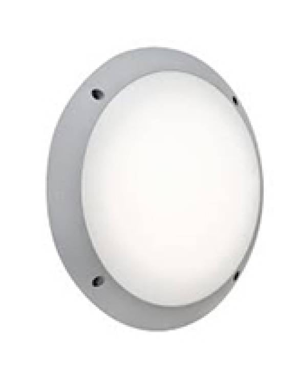 LUCIA RND B/HEAD E27 60w IP66 GRY (Bx16)