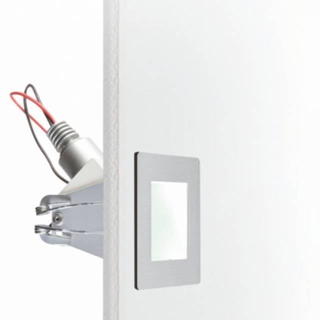 REC LED EDYMINI 45 SQ FITT 500mA 2w 3700k N/MAT