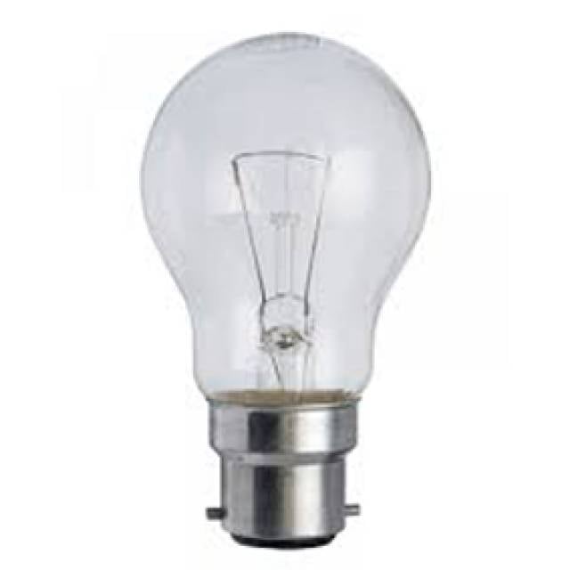 110V DROPSHAPE CLEAR B22 60w