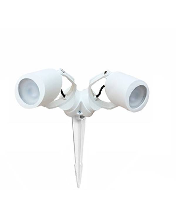 MINITOMMY SPIKE 2L GU10 2x3W CCT IP66 WHT (Bx18)