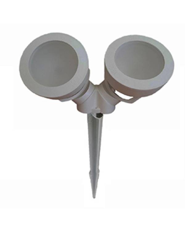 TOMMY SPIKE 2L GX53 2x10w CCT IP66 GRY (Bx18)