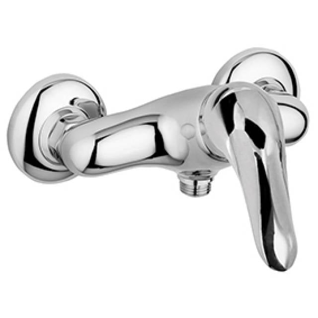 SHOWER MELODY MIXER WALL TYPE CHROME