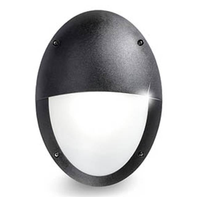 MADDI-VE OVL OPAL E27 60w IP66 BLK (Bx16)