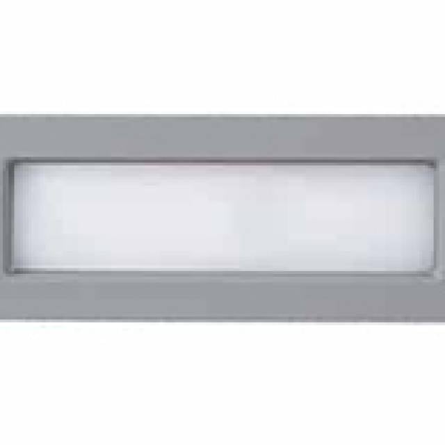 NINA 190 RECT RECS PLAIN R7s 7.5w CCT GRY (Bx50)