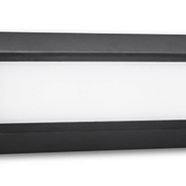 LED PLAIN SURF RECT 3W 230V IP65 4000K BLK (Bx20)