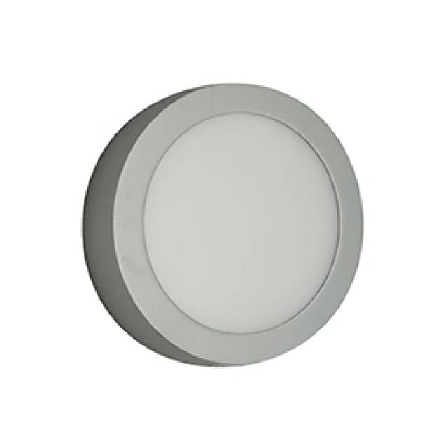 SURF ROUND LED PANEL 3000K 15W 1140LM GRY (Bx20)