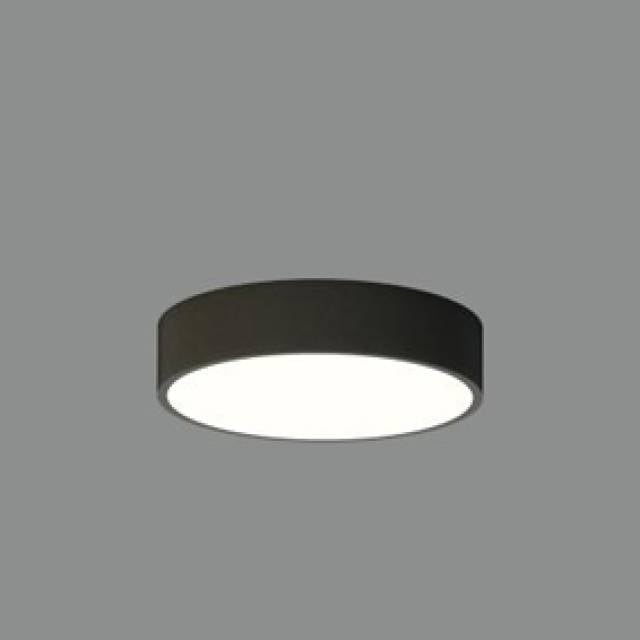 CEILING LONDON 200D X 50H 12W 4000K 840LM BLK