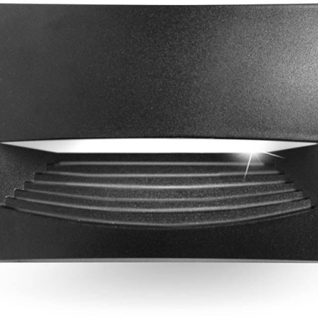 LETI 200 HS RECT HORZ GRD E14 BLK (Bx36)
