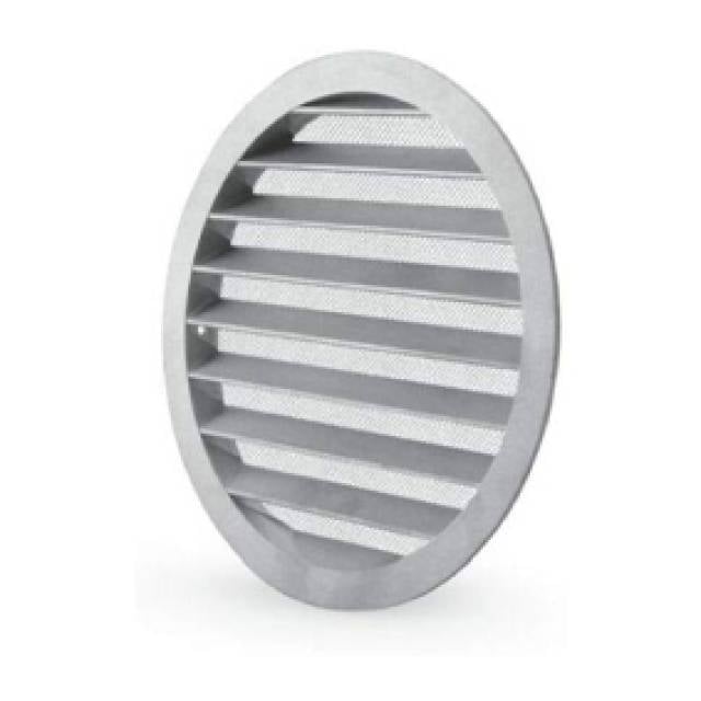 USAV-250 Outdoor alum circ grille w/flyscreen 250m