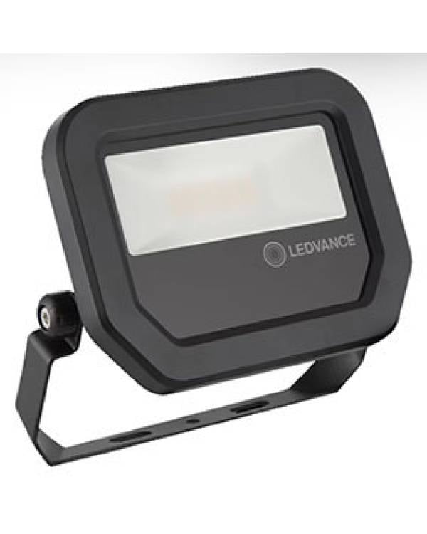 LED FLOOD 240v 3000k 900lm IP65 BLK 10W SYM COMP V