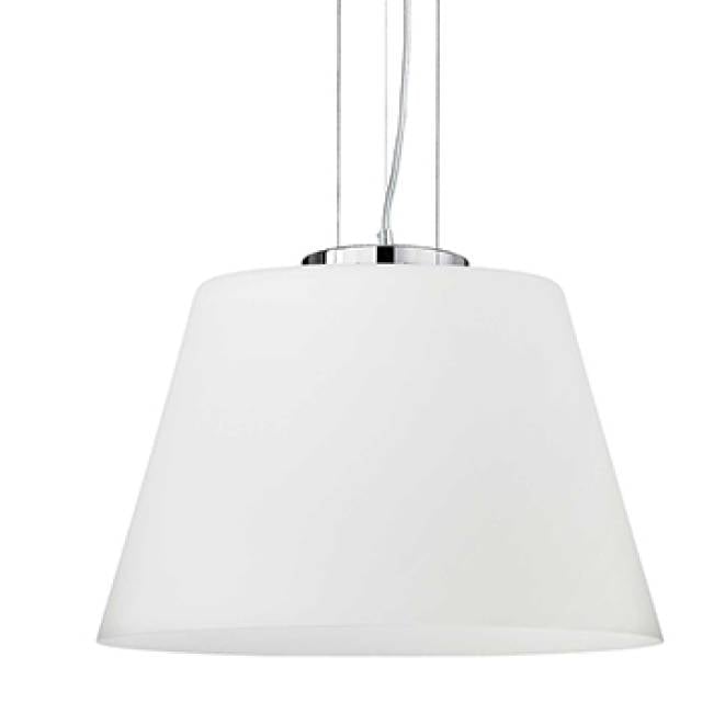 PEND CYLINDER SP1 D30  E27 1x100w CHR WHT