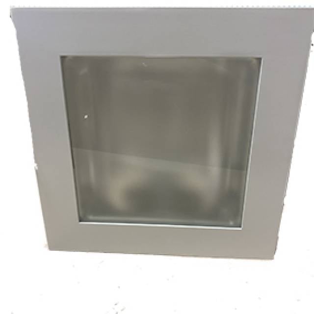 REC DOWNLIGHT  CLIPLESS SQR IP44 2x23w E27 WHT