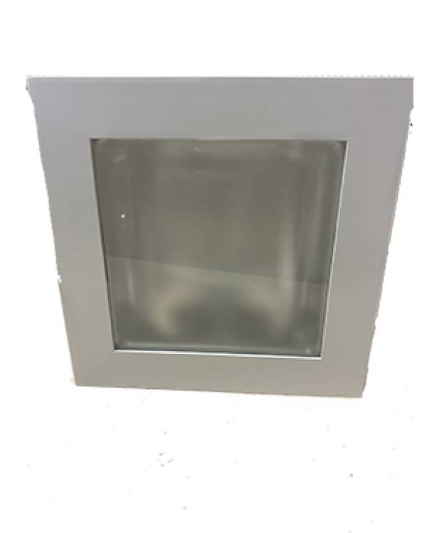 REC DOWNLIGHT  CLIPLESS SQR IP44 2x23w E27 WHT