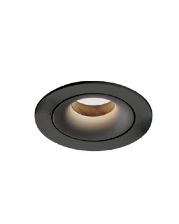 RECESS MUSCA MAX.8W GU10 30DEG TILT BLACK